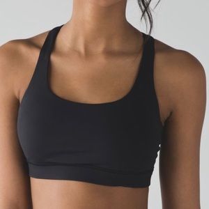 Lululemon Energy Black Sports Bra Size 4